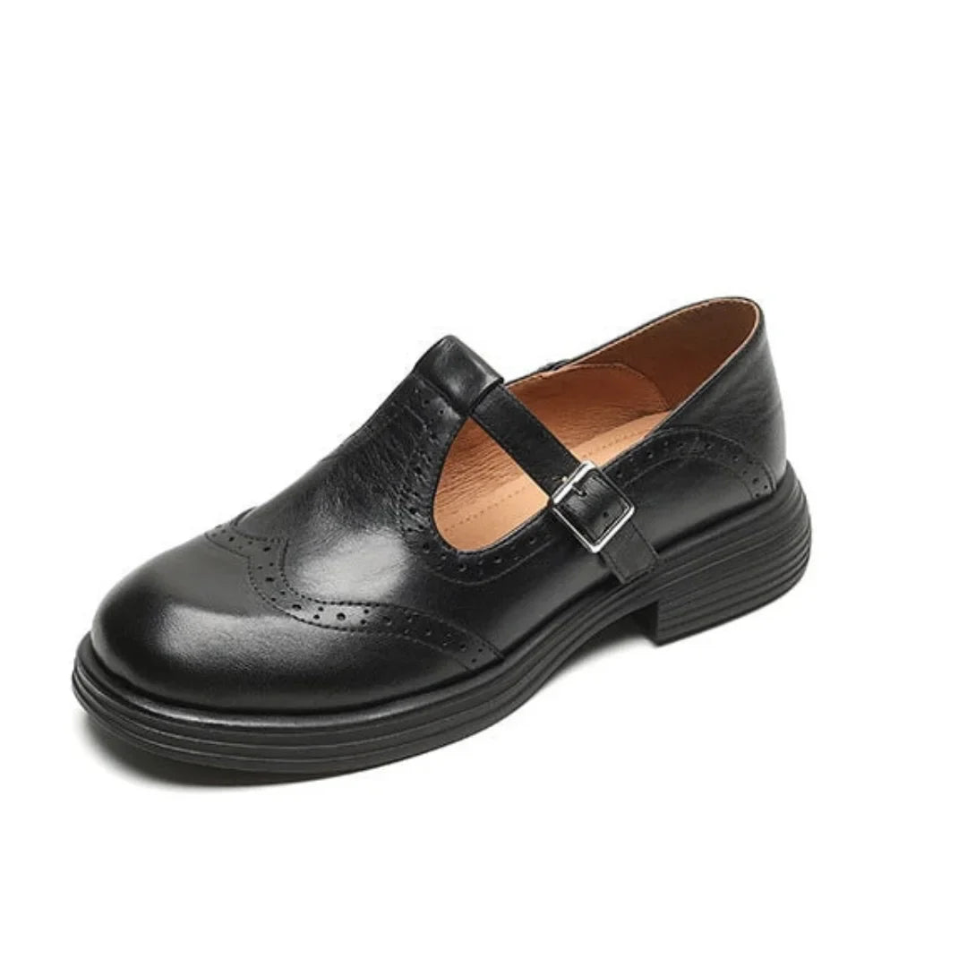 C&G™ | Elegant Leather Mary Janes
