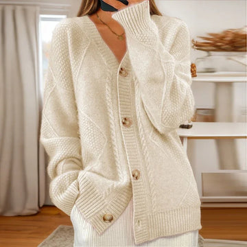 Louise | Cable-Knit Cardigan