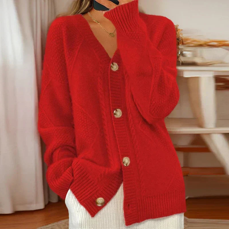 Louise | Cable-Knit Cardigan